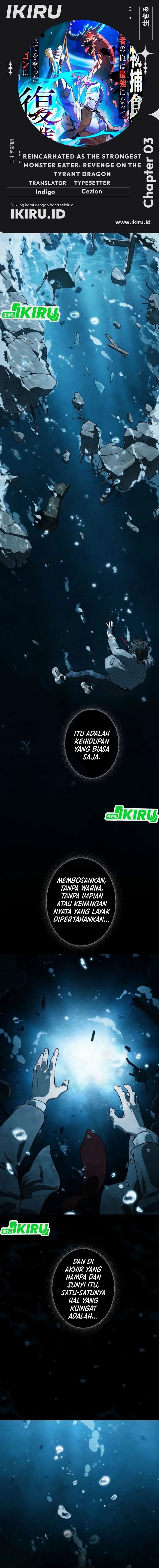 Baca Reincarnated as the Strongest Monster Eater: Revenge on the Tyrant Dragon - Chapter 3 halaman 1