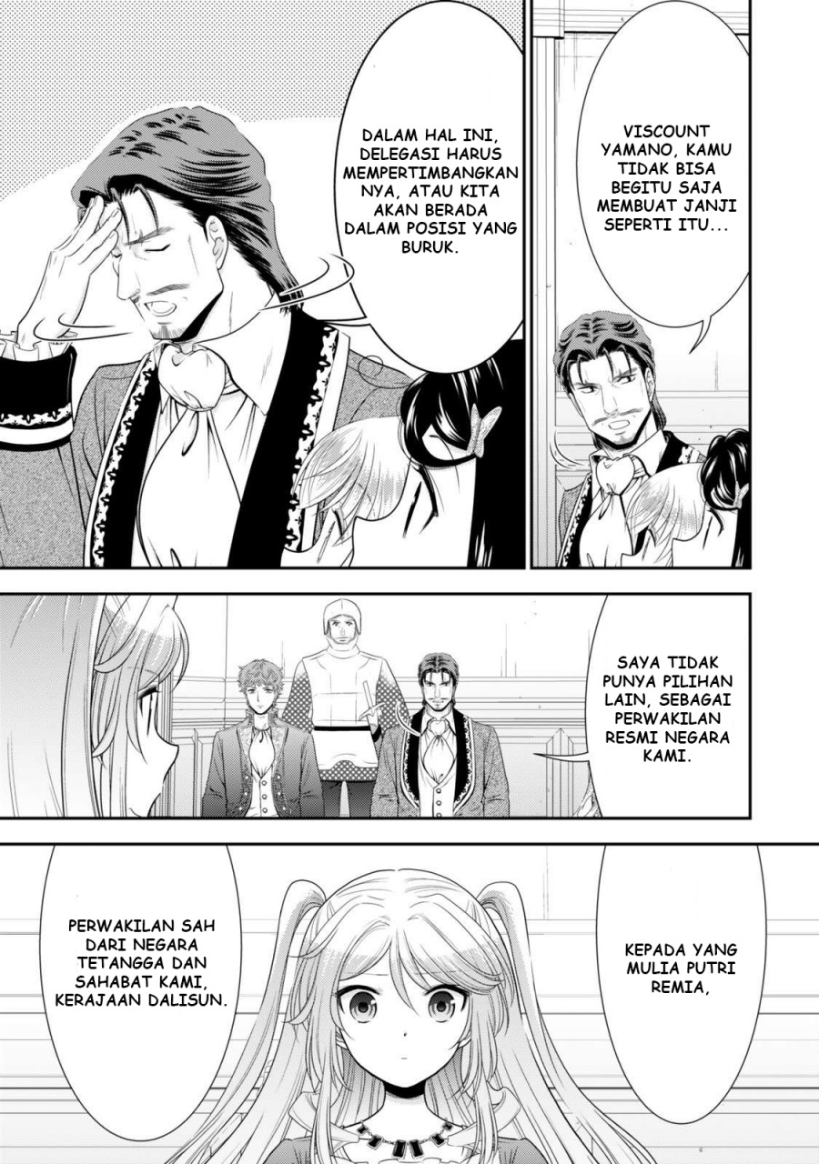 Baca Komik Rougo ni Sonaete Isekai de 8-manmai no Kinka wo Tamemasu Chapter 120 halaman 4