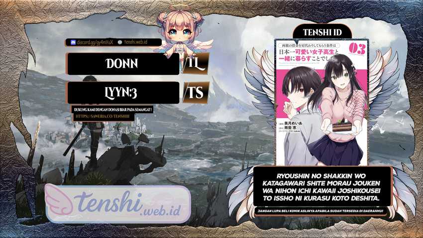Baca Komik Ryoushin no Shakkin wo Katagawari Shite Morau Jouken wa Nihon’ichi Kawaii Joshikousei to Issho ni Kurasu Koto Deshita Chapter 35 halaman 1