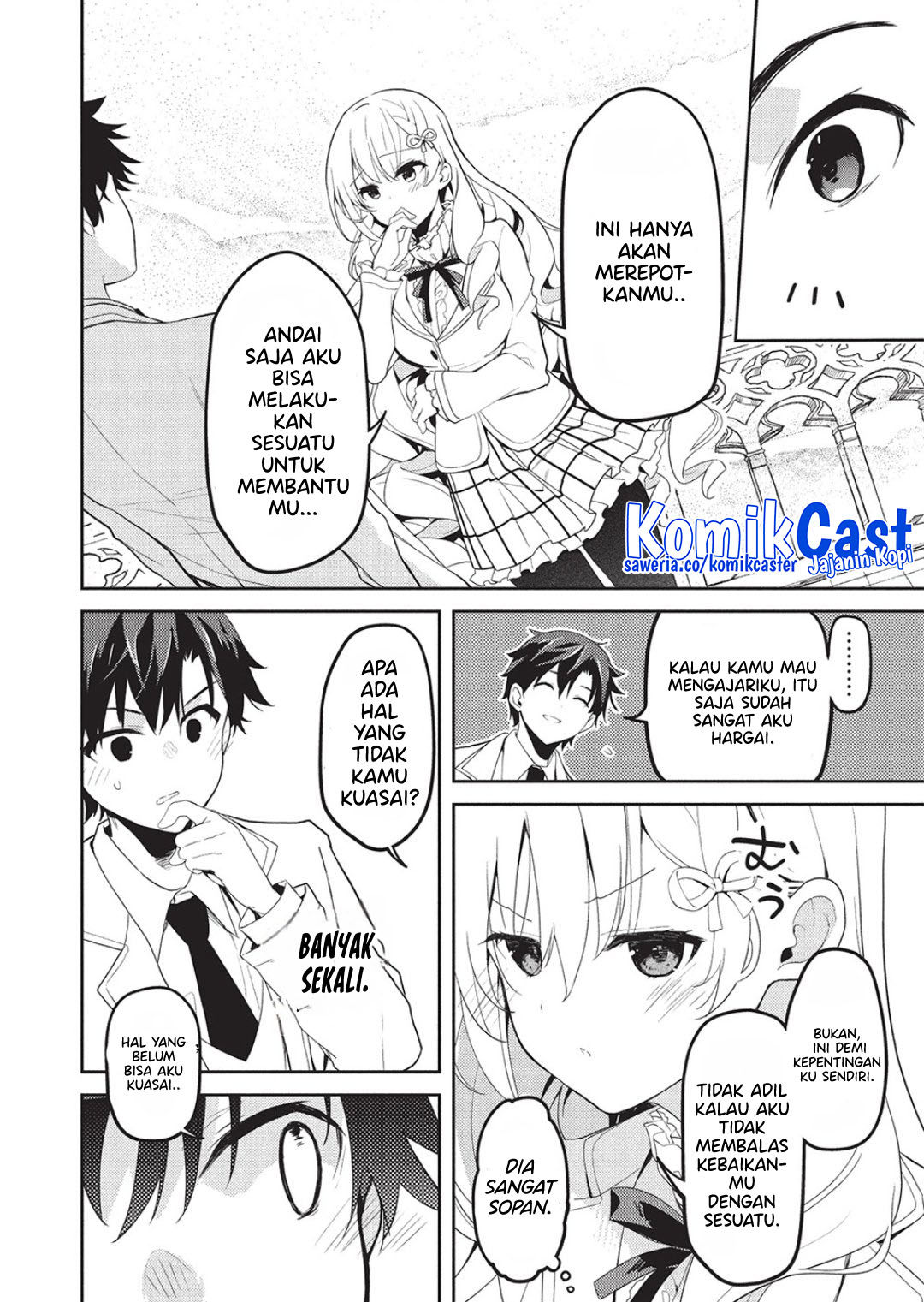 Baca Komik Saijo no Osewa ~Takane no Hana Darakena Meimon Kou de, Gakuin Ichi no Ojou-sama (Seikatsu Noryoku Kaimu) o Kagenagara Osewa suru Koto ni Narimashita~ Chapter 24 halaman 23