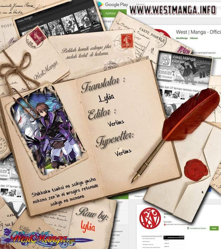 Baca Shikkoku Tsukai no Saikyo Yusha Nakama Zen’in ni Uragira Retanode Saikyo no Mamono - Chapter 4.2 halaman 1