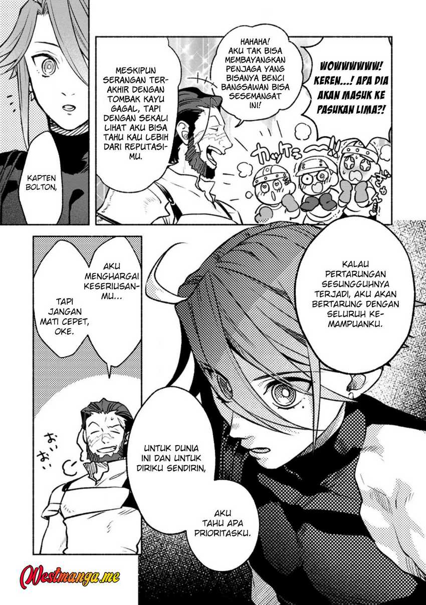 Baca Komik Sono Monban, Saikyou Nitsuki: Tsuihou Sareta Bougyo Ryoku 9999 no Senshi, Outo no Monban Toshite Musou Suru Chapter 36 halaman 29
