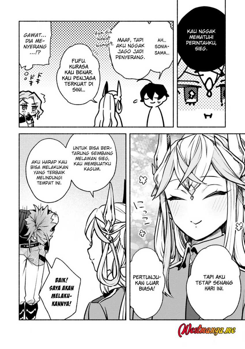 Baca Komik Sono Monban, Saikyou Nitsuki: Tsuihou Sareta Bougyo Ryoku 9999 no Senshi, Outo no Monban Toshite Musou Suru Chapter 36 halaman 31