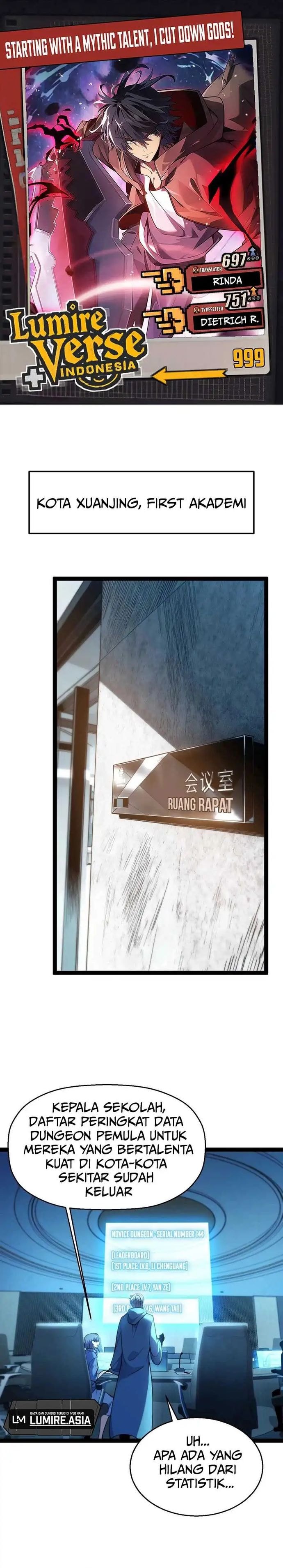 Baca Starting with a Mythic Talent, I Cut Down Gods! - Chapter 7 halaman 1