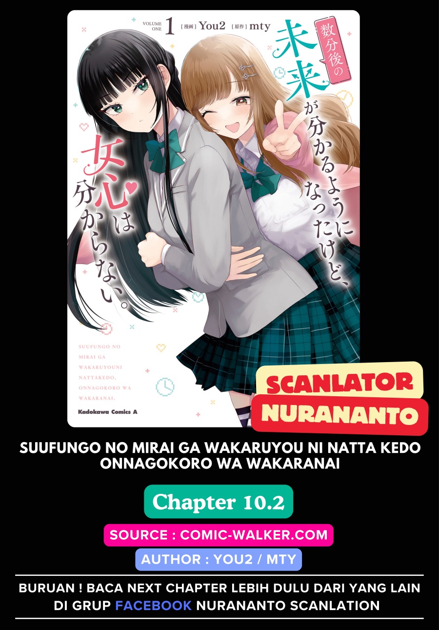 Suufungo no Mirai ga Wakaru You ni Natta Kedo Onnagokoro wa Wakaranai. Chapter 10.2 page 2