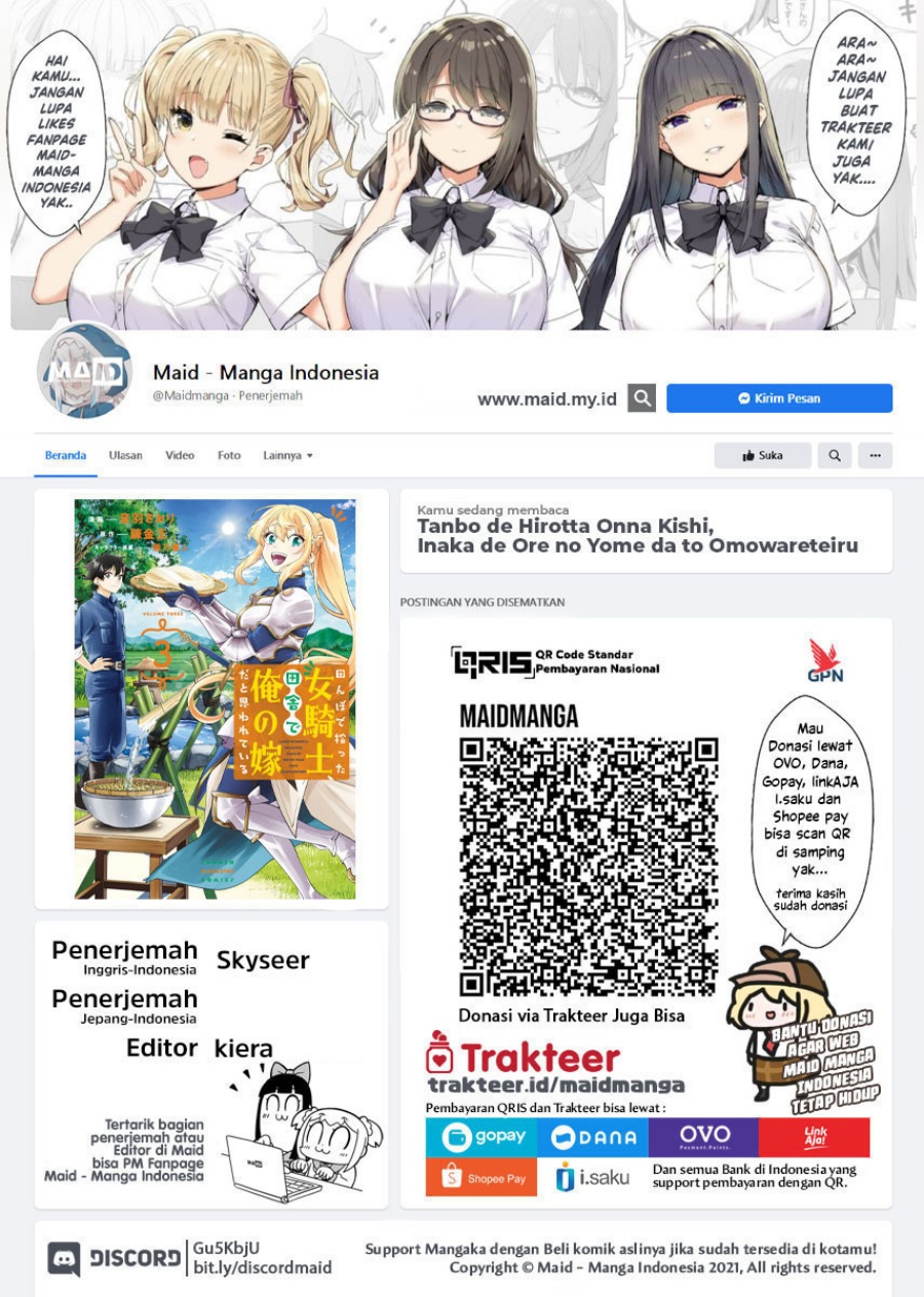 Tanbo de Hirotta Onna Kishi, Inaka de Ore no Yome da to Omowareteiru  Chapter 31