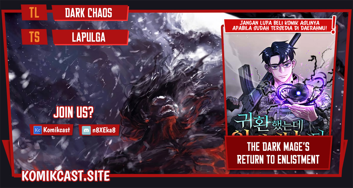 Baca The Dark Mage's Return to Enlistment - Chapter 4 halaman 1