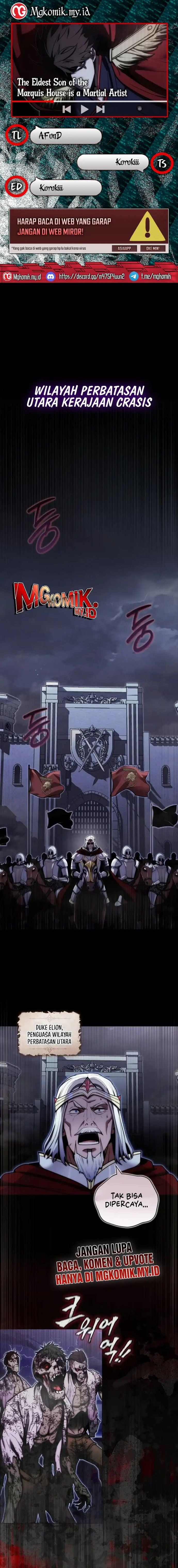 Baca The Eldest Son of the Marquis House is a Martial Artist - Chapter 1 halaman 1