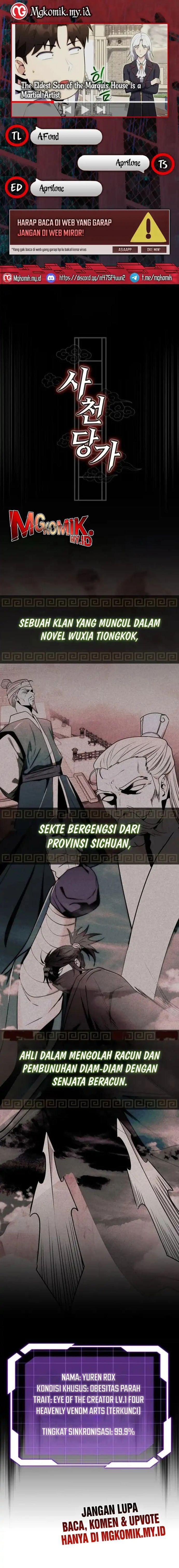 Baca The Eldest Son of the Marquis House is a Martial Artist - Chapter 2 halaman 1