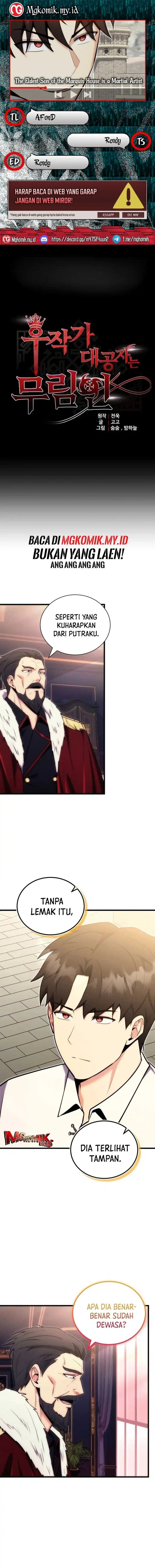 Baca The Eldest Son of the Marquis House is a Martial Artist - Chapter 3 halaman 1