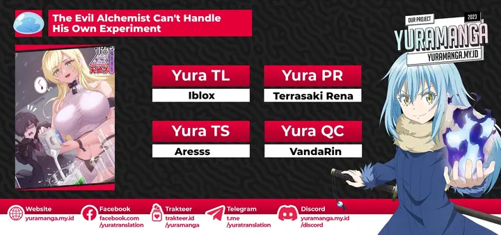 Baca The Evil Alchemist Can't Handle His Own Experiment - Chapter 1 halaman 1