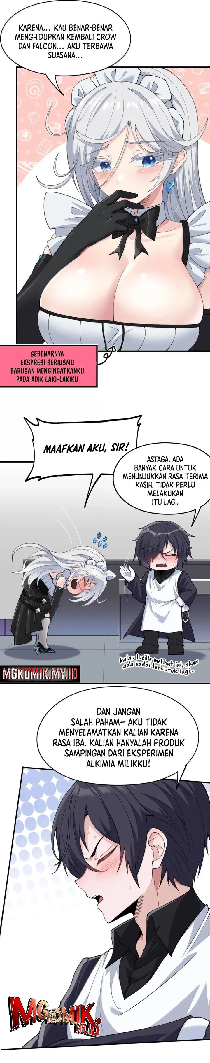 Baca Komik The Evil Alchemist Can’t Handle His Own Experiment Chapter 43 halaman 27