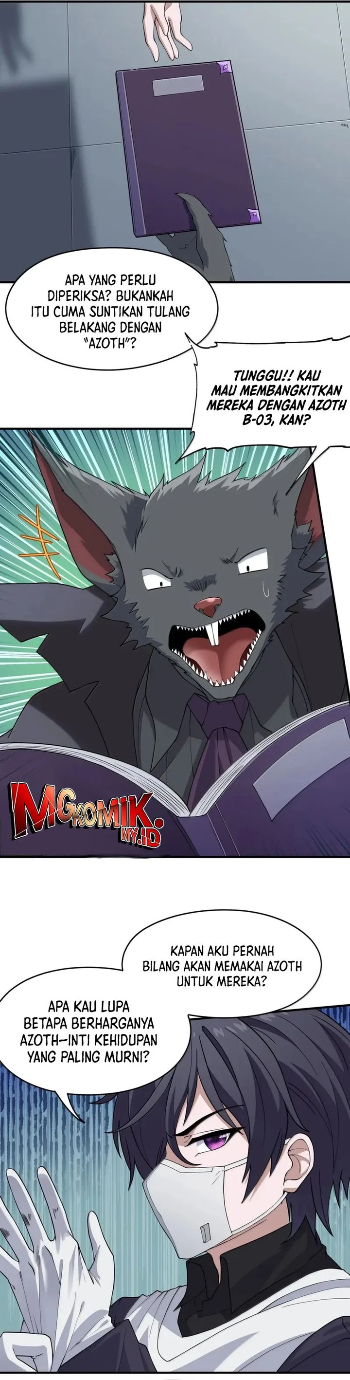 Baca Komik The Evil Alchemist Can’t Handle His Own Experiment Chapter 43 halaman 5