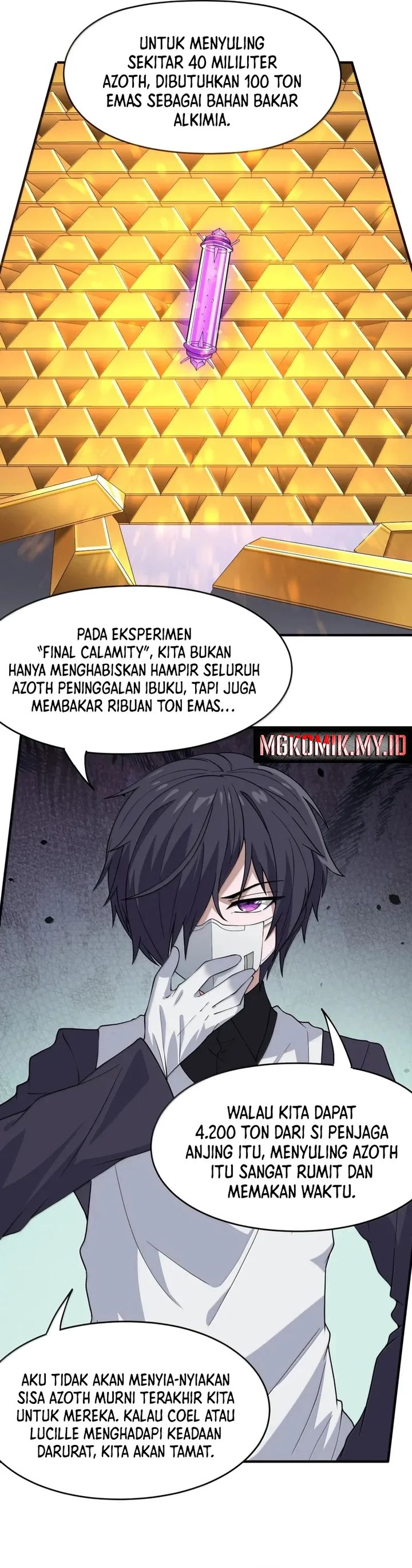 Baca Komik The Evil Alchemist Can’t Handle His Own Experiment Chapter 43 halaman 6