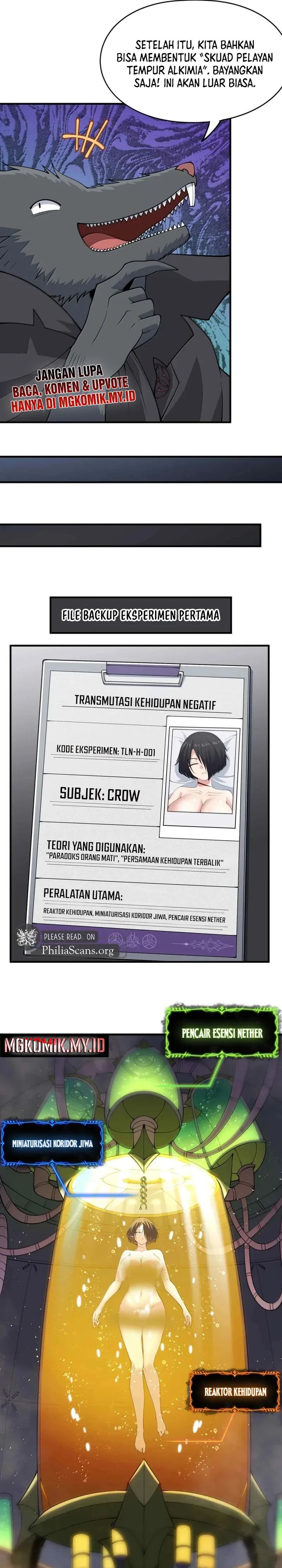 Baca Komik The Evil Alchemist Can’t Handle His Own Experiment Chapter 43 halaman 8