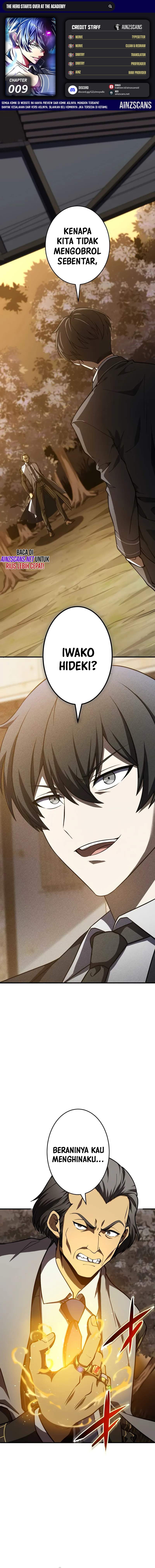 The Hero Starts Over at the Academy Chapter 09