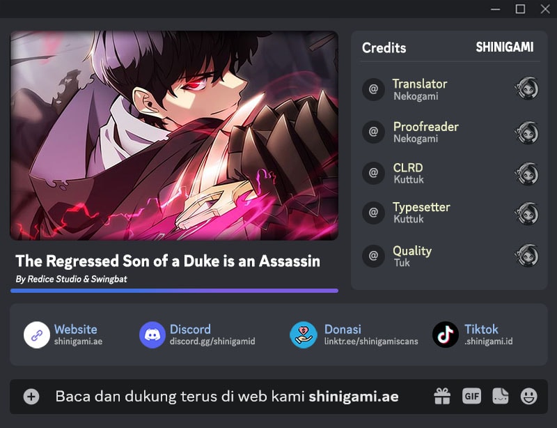 The Regressed Son of a Duke is an Assassin  Chapter 76