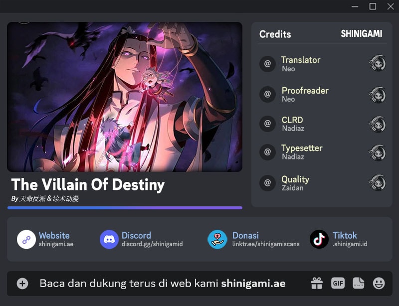 The Villain Of Destiny  Chapter 264