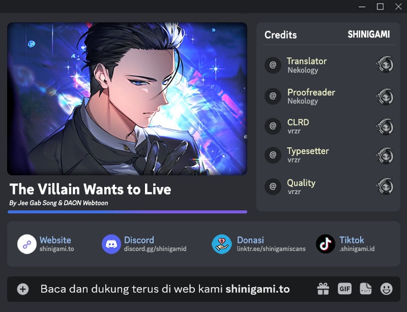 Baca Komik The Villain Wants To Live Chapter 40 halaman 1