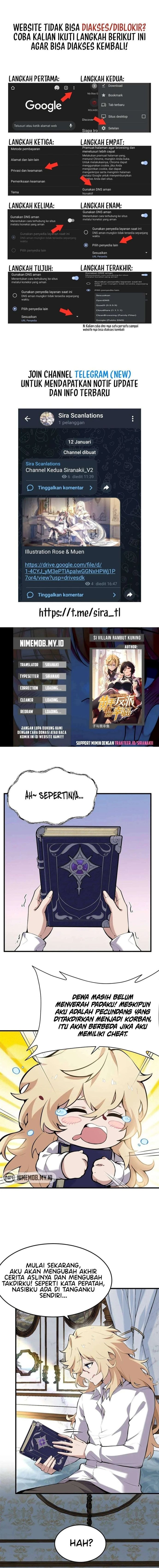 Baca The Yellow-haired Villain in Female Main Character's Novel wants Happiness - Chapter 2 halaman 1