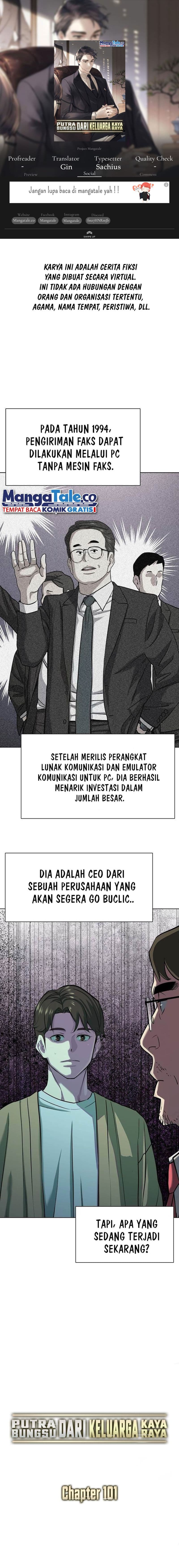 The Youngest Son Of A Rich Family - Chapter 101 - Page 1