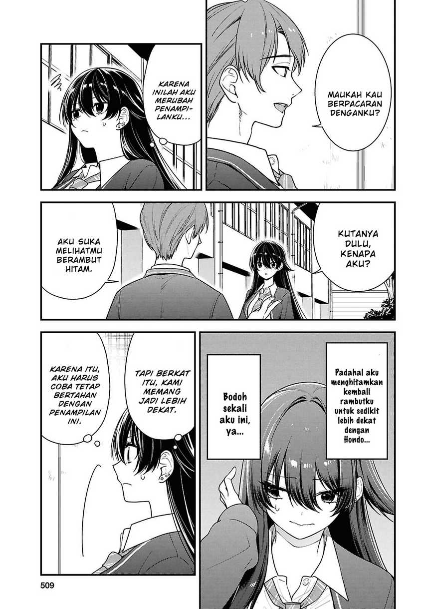 Tonari no Seki no Yankee Shimizu-san ga Kami o Kuroku Sometekita  Chapter 09