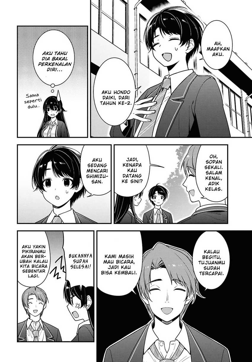 Tonari no Seki no Yankee Shimizu-san ga Kami o Kuroku Sometekita  Chapter 09