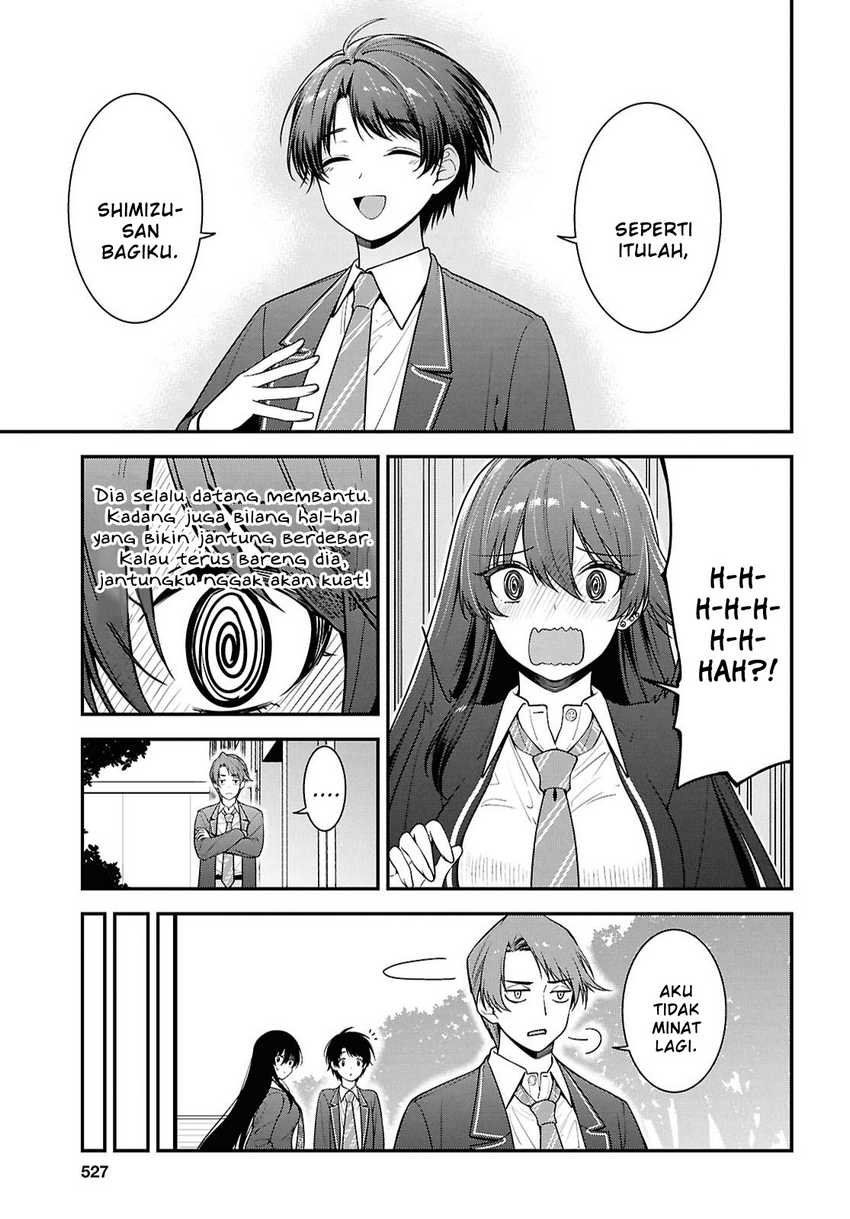 Tonari no Seki no Yankee Shimizu-san ga Kami o Kuroku Sometekita  Chapter 09