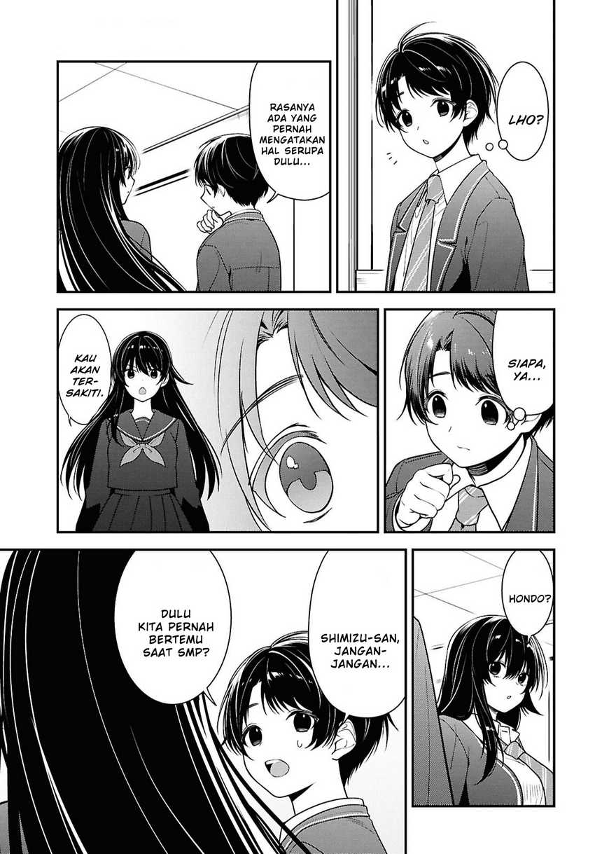 Tonari no Seki no Yankee Shimizu-san ga Kami o Kuroku Sometekita  Chapter 09