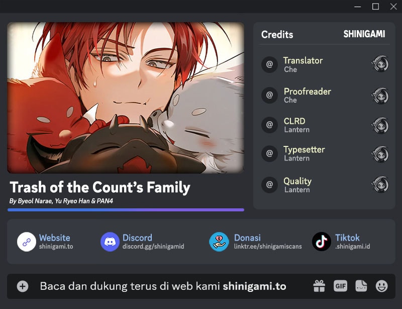 Trash of the Count’s Family  Chapter 154