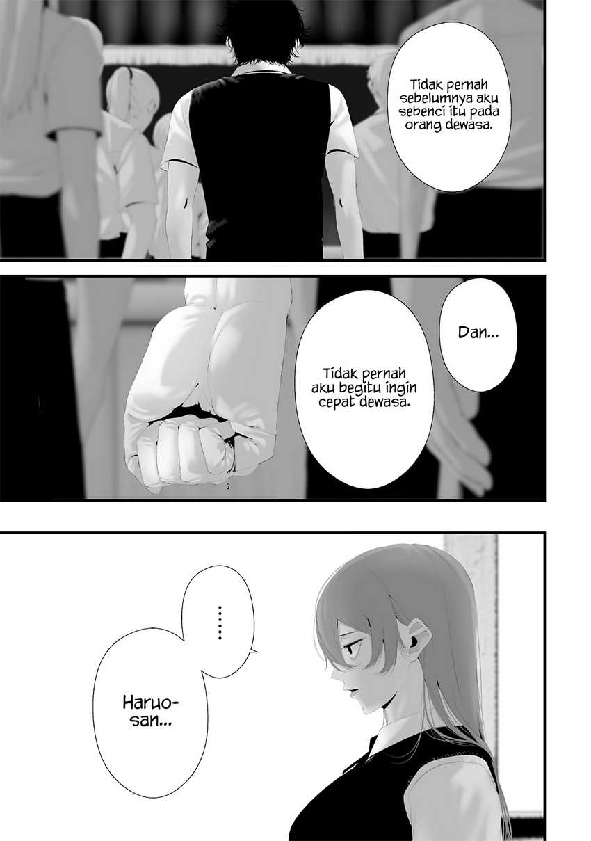 Tsurenai Hodo Aokute Azatoi Kurai ni Akai  Chapter 74.1