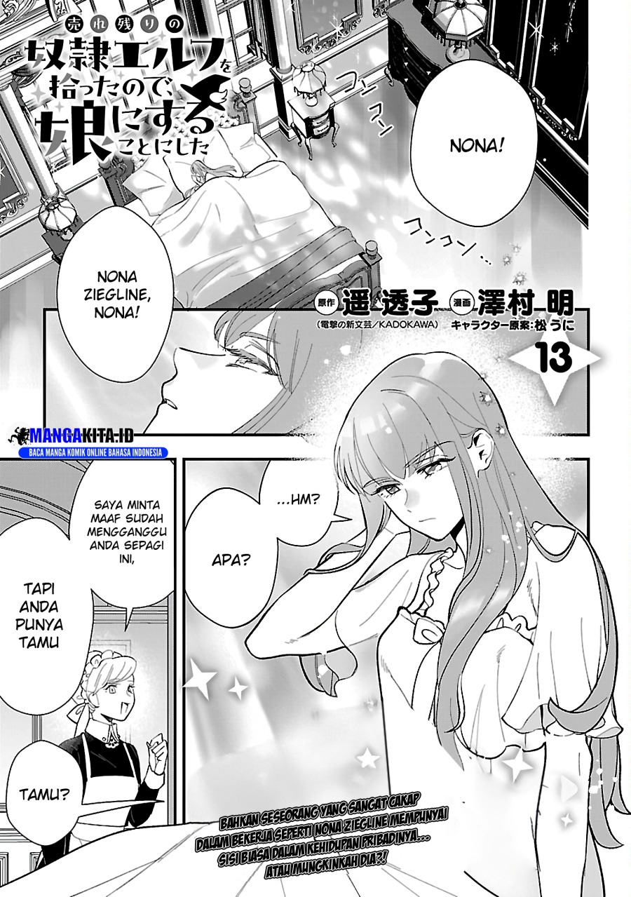 Urenokori no Dorei Elf wo Hirotta no de, Musume ni suru Koto ni shita Chapter 13.1 page 4