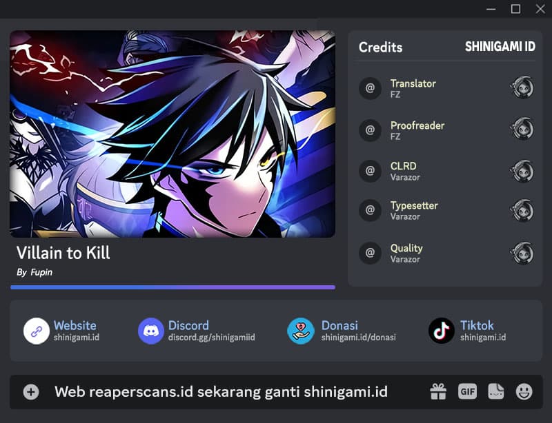 Villain To Kill - Chapter 87 - Page 1