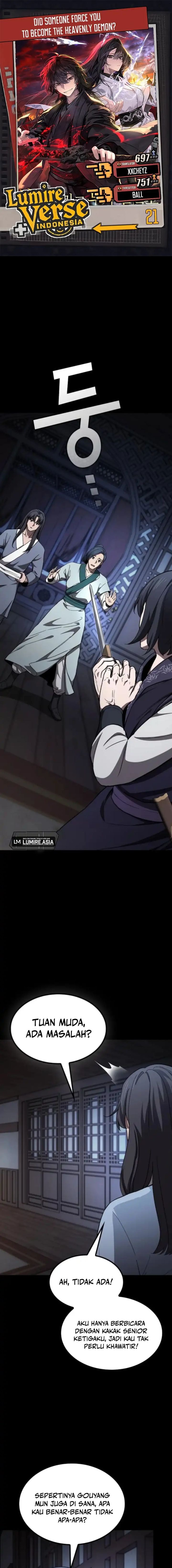 Who's threatening you with a knife to make you a Heavenly Demon? (Did Someone Force You to Become the Heavenly Demon?) - Chapter 21 - Page 1