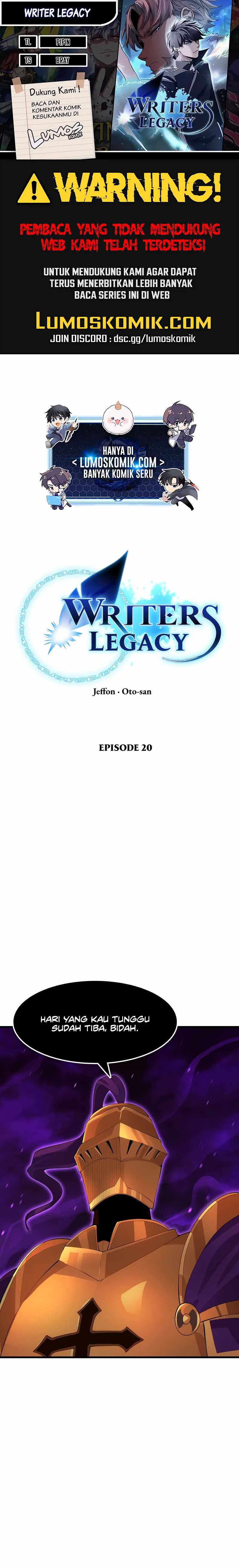 Writers Legacy Chapter 20