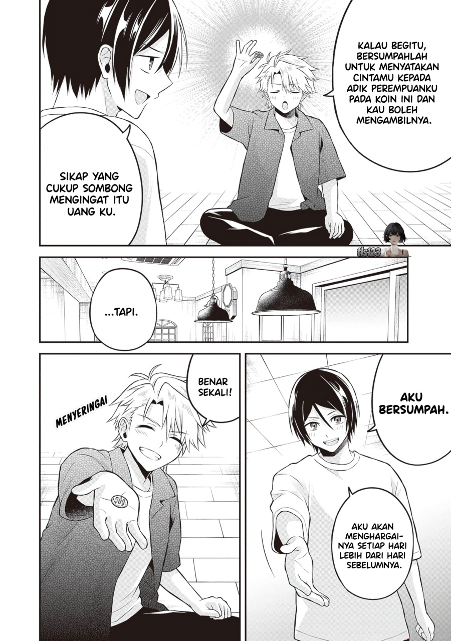 Baca Komik Yuujin ni 500 Yen Kashitara Shakkin no Kata ni Imouto wo Yokoshite Kita Nodakeredo, Ore wa Ittai Dou Sureba Iindarou Chapter 15 halaman 20