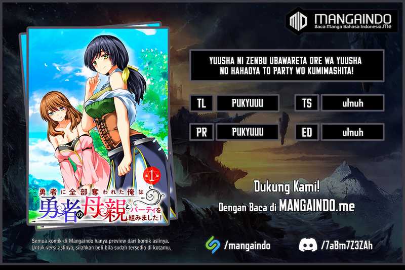 Baca Yuusha Ni Zenbu Ubawareta Ore Wa Yuusha No Hahaoya To Party Wo Kumimashita! - Chapter 3 halaman 1