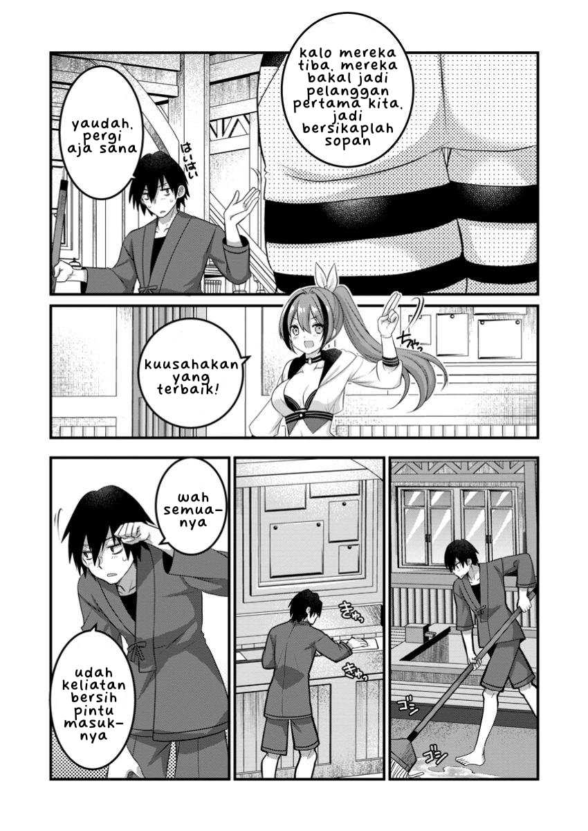 Baca Zecchou Skill “Onsen Souzou” de Yukemuri Harem wo Kizuku made ~Hensei ga Todokottara Soku Dorei no Isekai Tensei! Akaji Ryokan Saiken Keikaku~ - Chapter 2 halaman 5