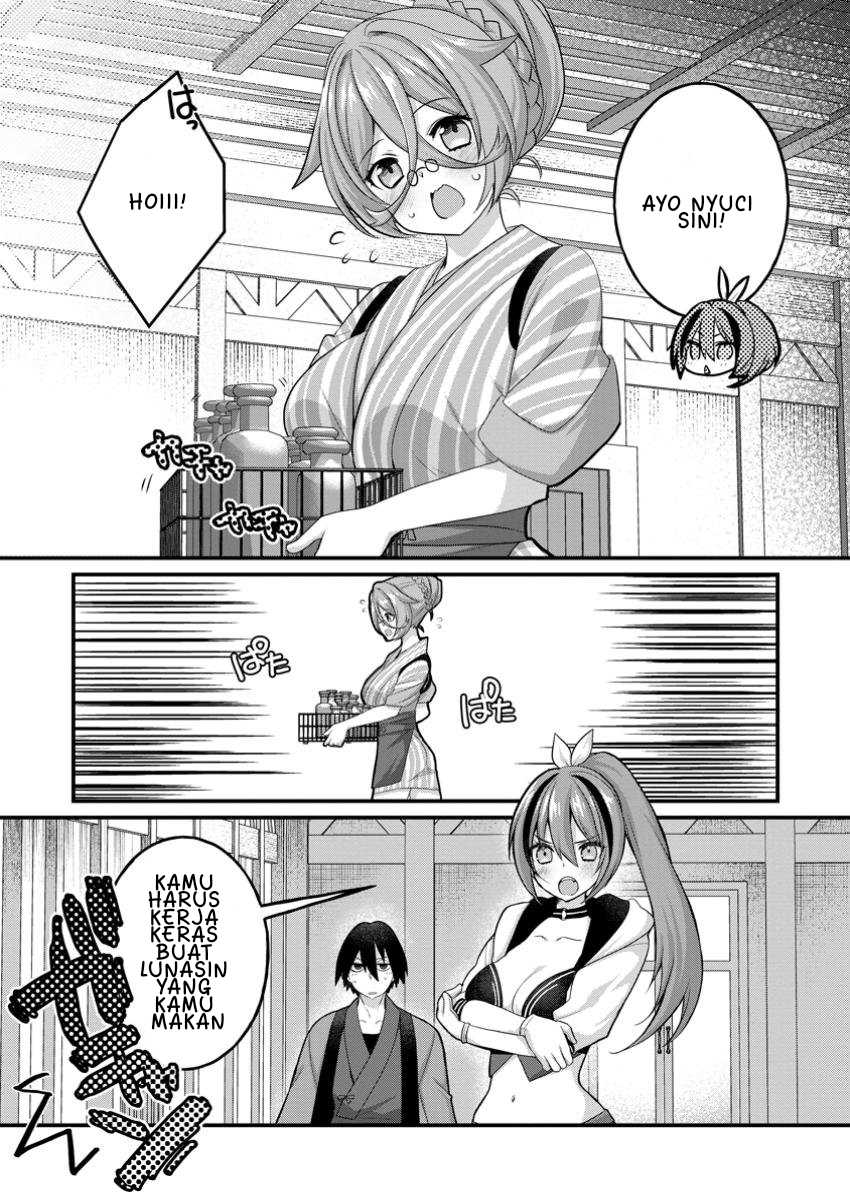 Baca Zecchou Skill “Onsen Souzou” de Yukemuri Harem wo Kizuku made ~Hensei ga Todokottara Soku Dorei no Isekai Tensei! Akaji Ryokan Saiken Keikaku~ - Chapter 3 halaman 1