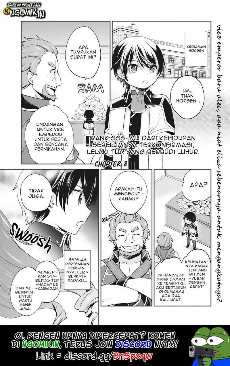 Baca Zennin ossan, umareka wattara SSS ranku jinsei ga kakutei shita - Chapter 8 halaman 2