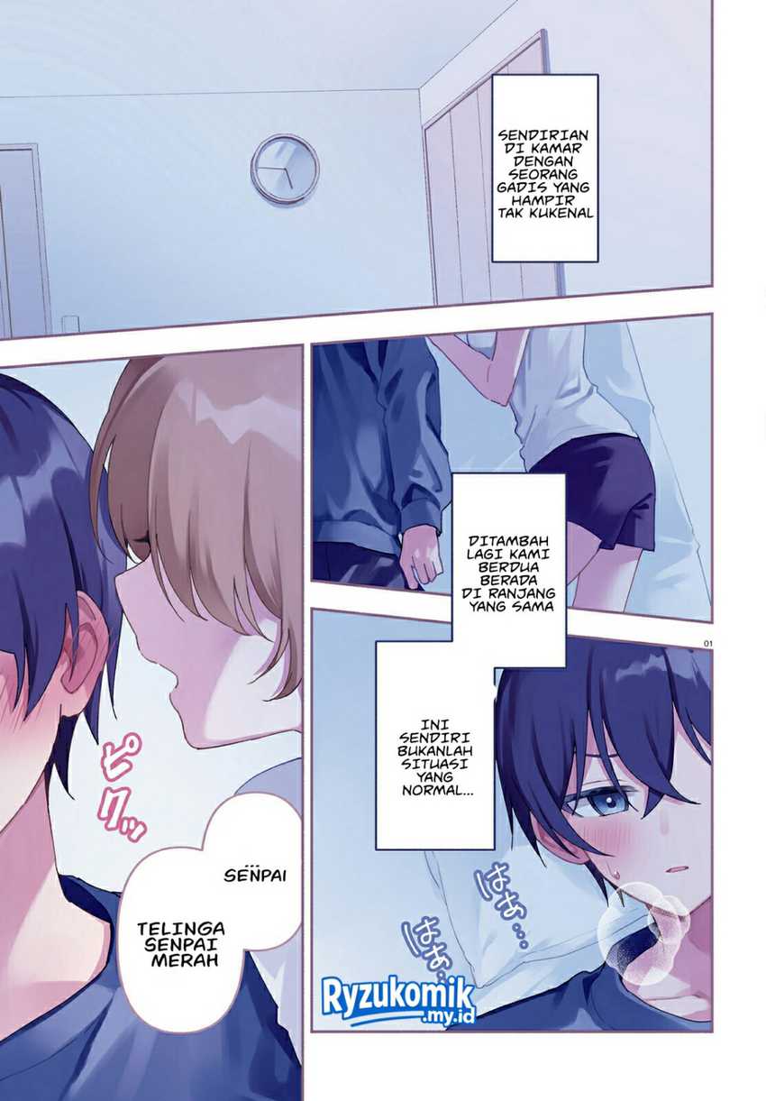 Baca “Issho ni Netaindesu yo Ne, Senpai?” to Amaku Sasayakarete Kon'ya mo Nemurenai - Chapter 1 halaman 2