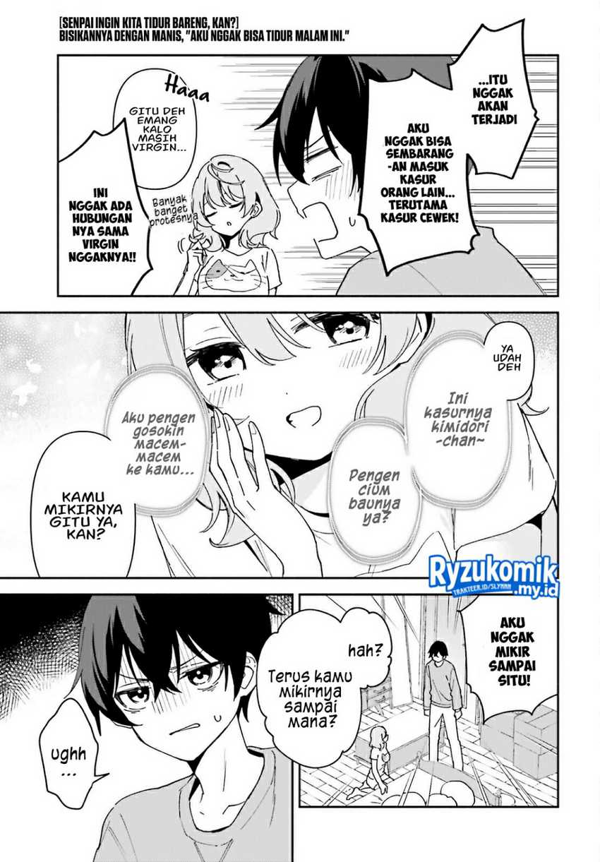 Baca “Issho ni Netaindesu yo Ne, Senpai?” to Amaku Sasayakarete Kon'ya mo Nemurenai - Chapter 1 halaman 24